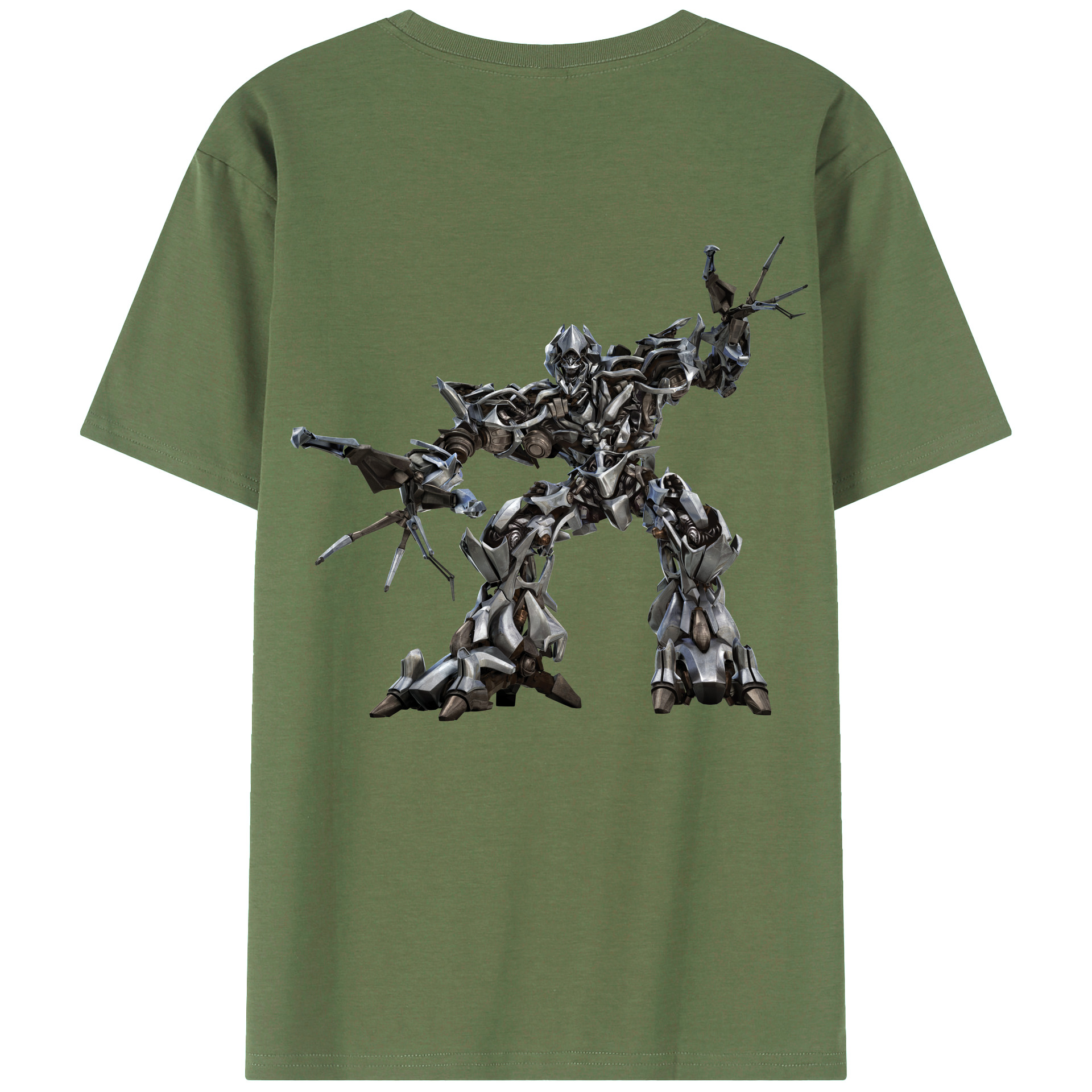 （画像用）  綿100％ メンズ半袖Tシャツ（バックプリント） 通気性